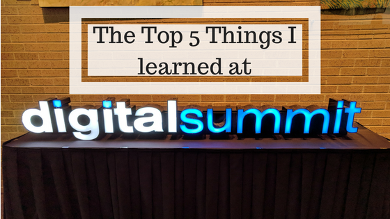 Copywriter and Social Media Consultant for Connections Marketing, Crystal Moreland, attended Digital Summit in Kansas City, KS this year.