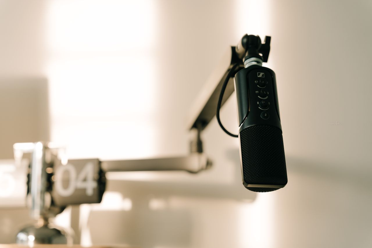 A professional microphone.